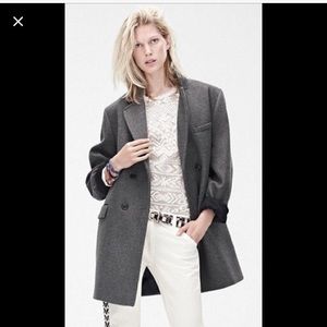 Isabel Marant pour H&M wool blend coat.
